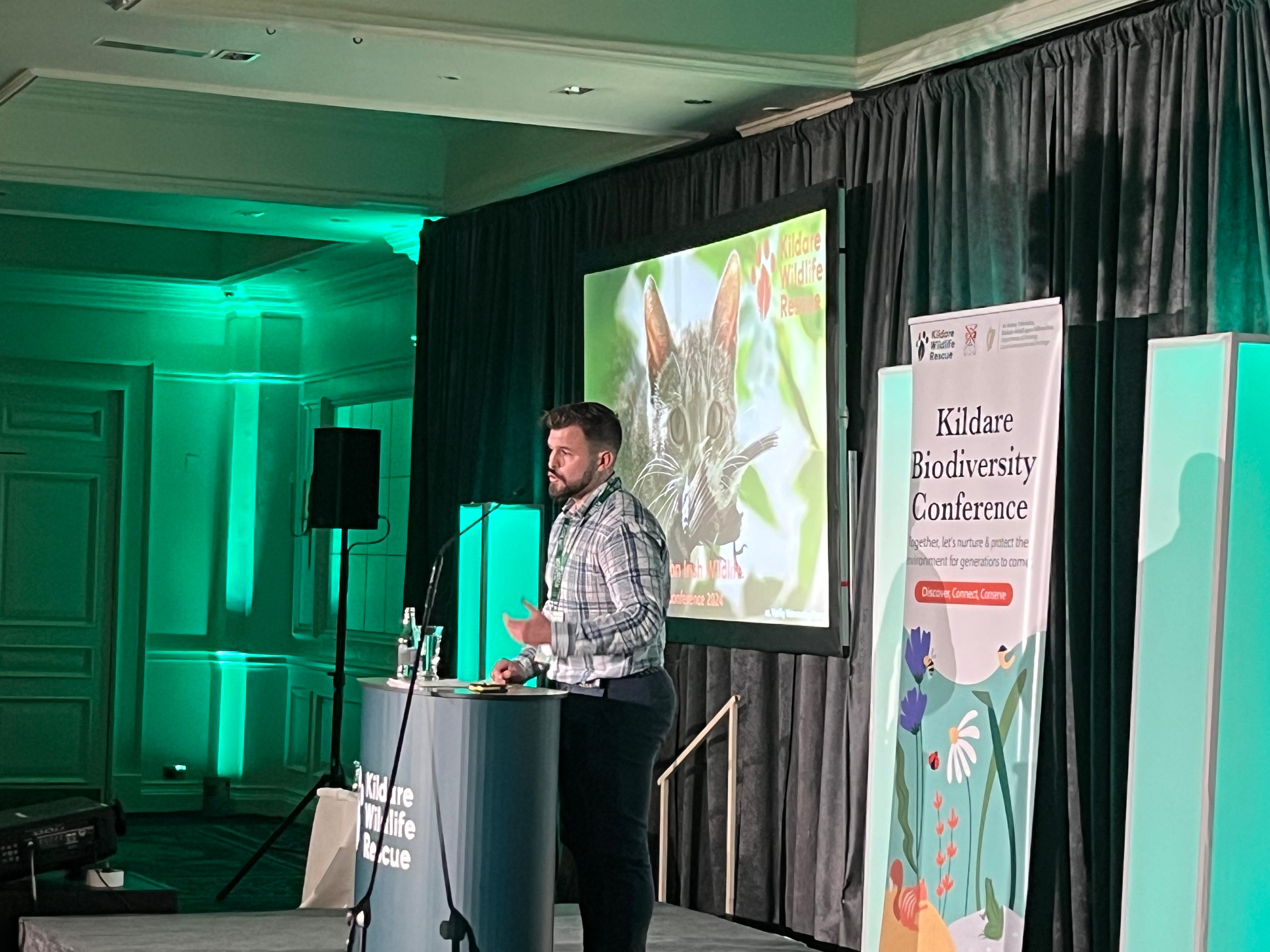 Sean Byrne of Kildare Wildlife Rescue